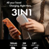 20251119-190916.jpg LISEN 3-in-1 Fast Travel Charger, 35W Wall Charger & 27W Power Bank, Portable Charger with Built-in 3.3FT USB-C Cable and Foldable Plug, 7000mAh Battery Pack for iPhone 17/16 Series, Galaxy, pixel 10
