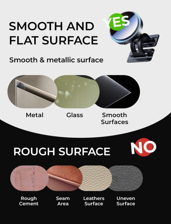 LISEN for 15W MagSafe Car Mount Charger,Magnetic Wireless Car Charger for iPhone 17 Pro Max Accessories,Magnetic Phone Holder for iPhone 17-12,Samsung,Jeep Ford F150 Accessories,Gifts for Men