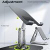 618Wwm35gJL._AC_SL1500.jpg LISEN for iPad Stand Holder Adjustable Tablet Stand for Desk