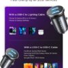 61JtyogtwzL._AC_SL1500.jpg Lisen Dual USB C Car Charger 2-Pack