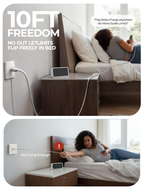 61MZYM3ItaL._SL1500.jpg LISEN 10FT USB C Cable