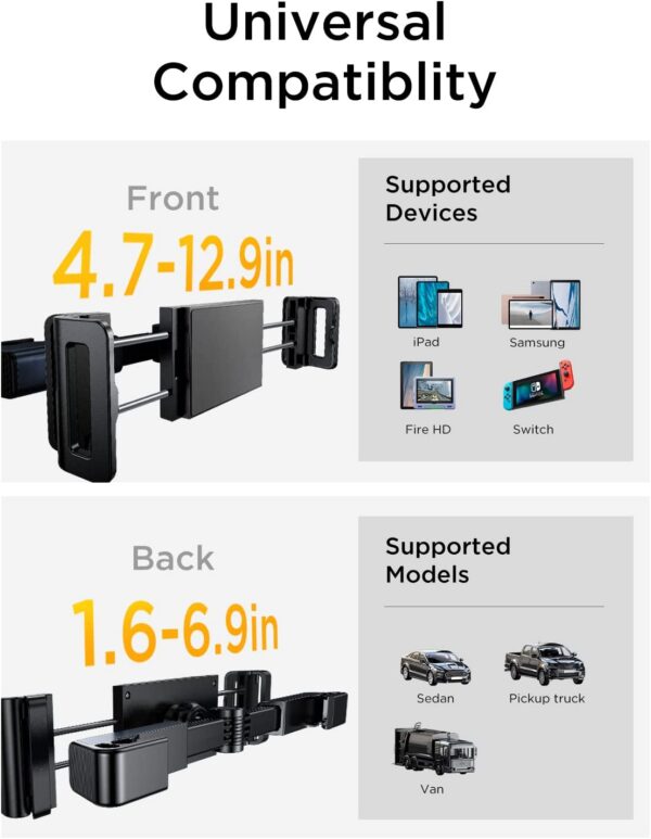 61P9EgPVwIL._AC_SL1500.jpg Lisen Tablet Mount Headrest