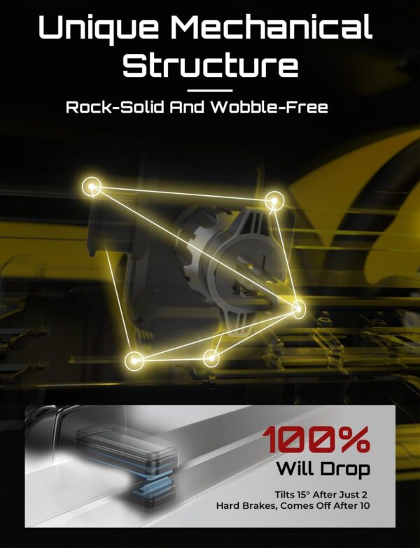 LISEN Wireless Car Charger 15W Fast Charging Air Vent Phone Mount