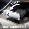 61eAa75XilL._AC_SL1500.jpg LISEN for iPhone 17 Retractable Car Charger