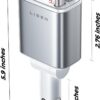 61lC48lBtyL._AC_SL1500.jpg LISEN for iPhone 17 Retractable Car Charger