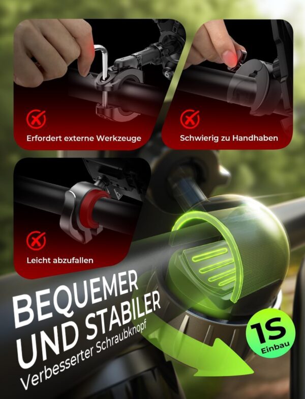 LISEN Mobile Phone Holder Bicycle Handlebar