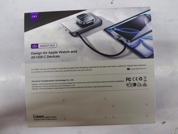 714w3sWhHkL._AC_SL1500.jpg LISEN 0.5'' Ultra Slim MagSafe Power Bank for iPhone and Apple Watch