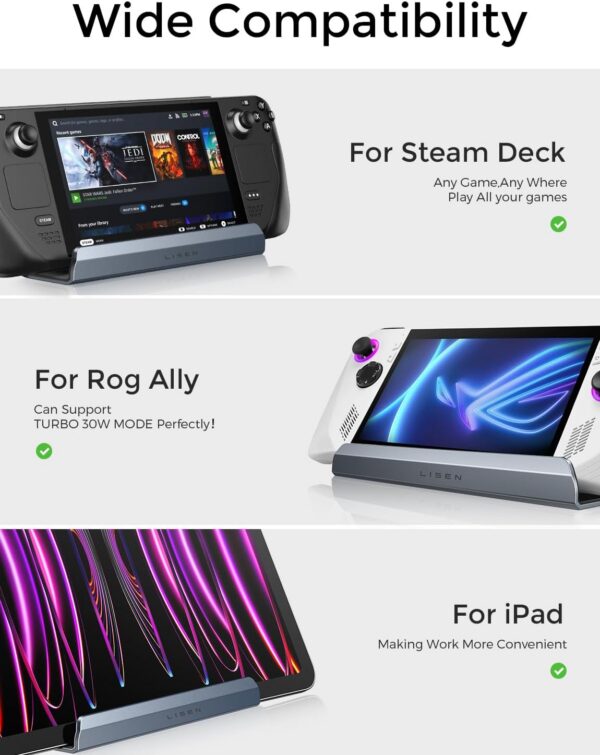 7171o8FQWrL._AC_SL1500.jpg Lisen 13-in-1 Steam Deck Dock with Dual Cooling Fan