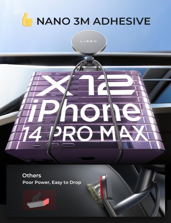 718gLwYz-uL._AC_SL1500.jpg Lisen Magsafe Mount Charger for Car Dashboard