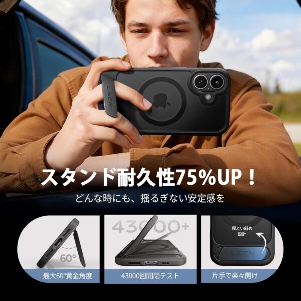 LISEN iPhone 17 Case, Compatible with Magsafe
