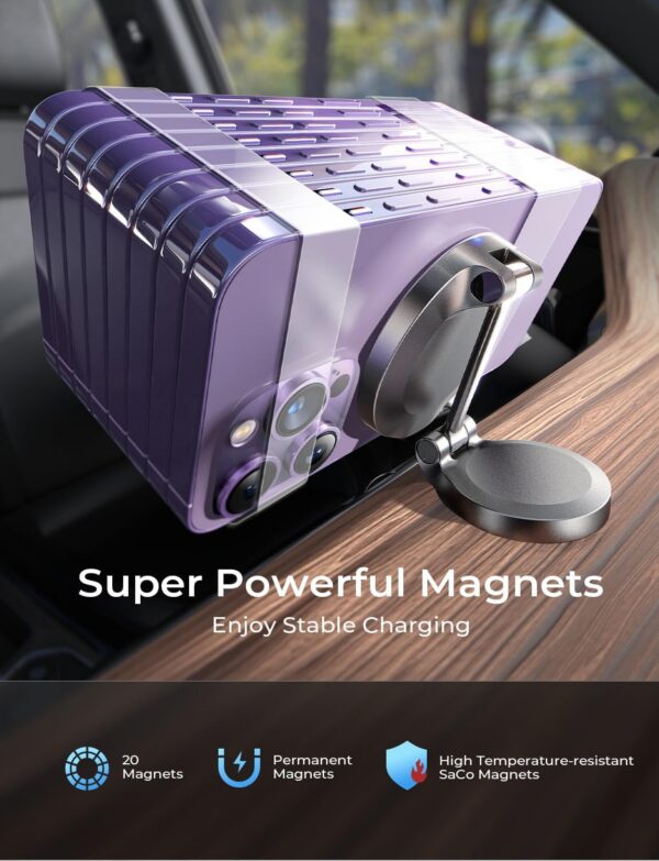 71Mk4WxEdML._AC_SL1500.jpg Lisen Magsafe Mount Charger for Car Dashboard