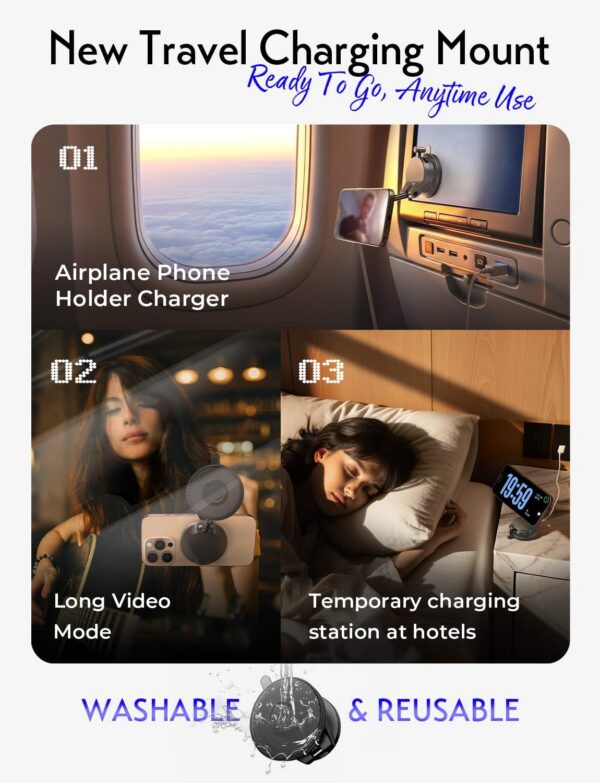 LISEN 15W Magsafe Car Mount Charger