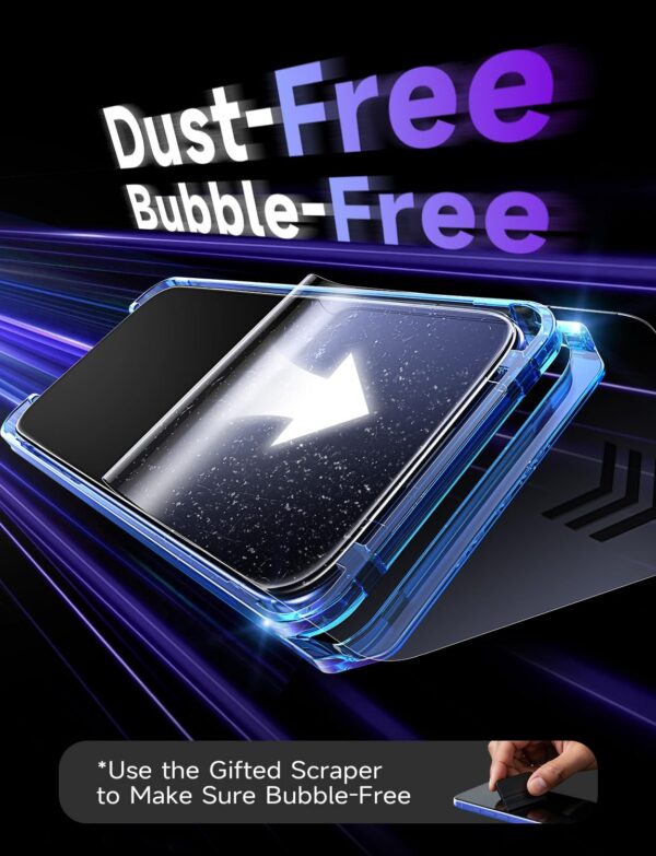 LISEN 2 Pack for iPhone 16/15 and iPhone 14 Pro Screen Protector