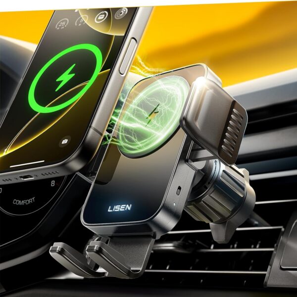 71W299Neo5L._AC_SL1500.jpg LISEN Wireless Car Charger 15W Fast Charging Air Vent Phone Mount