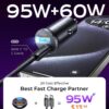 LISEN 95W USB C Car Charger Fast Charging