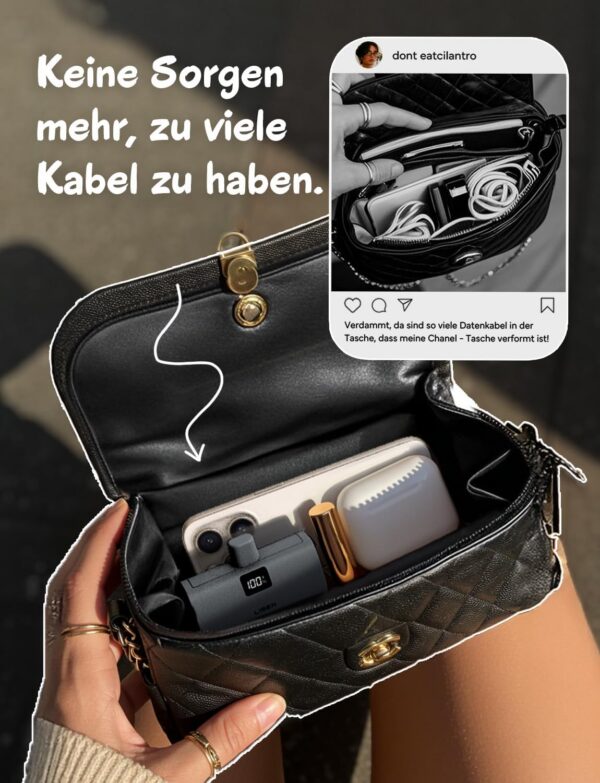 LISEN Mini Cargador Portátil para iPhone