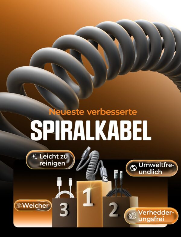 71_jasdU5xL._SL1500.jpg LISEN Aufgerolltes USB-C Kabel 2-Pack