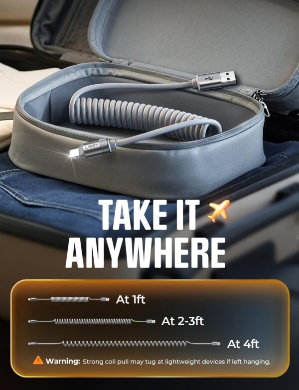 71abtEx49AL._SL1500.jpg LISEN Coiled USB C Cable