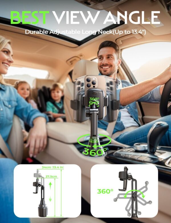 71egrK0KEJL._AC_SL1500.jpg Lisen Cup Holder Phone Mount for Car