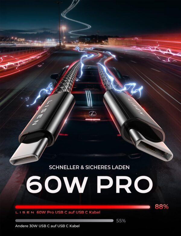 71gIxV1G4qL._SL1500.jpg LISEN 60W USB C to USB C Cable