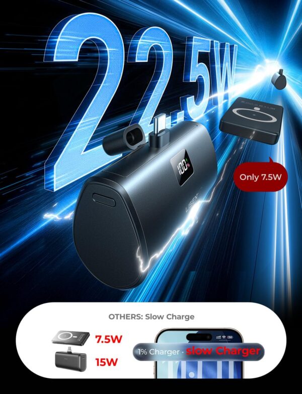 71kegocIFRL._AC_SL1500.jpg LISEN Small Portable Charger 7000mAh Power Bank