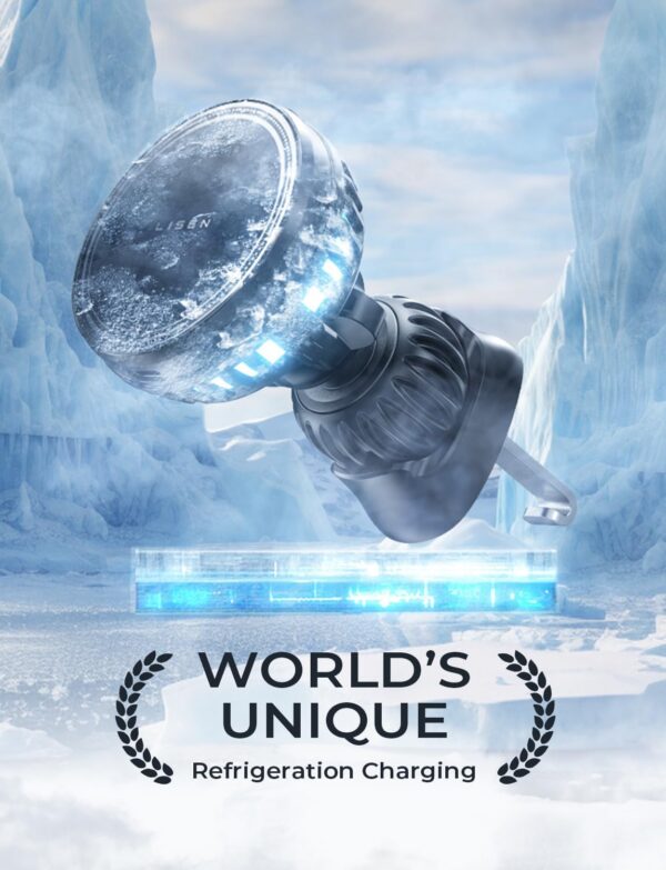 Lisen MagSafe Car Mount Charger [Ice Cooling Charging]