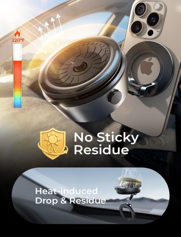 LISEN 360 Adjustable Vacuum Magnetic Phone Holder