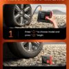Lisen Portable Tire Inflator for Car 12V DC