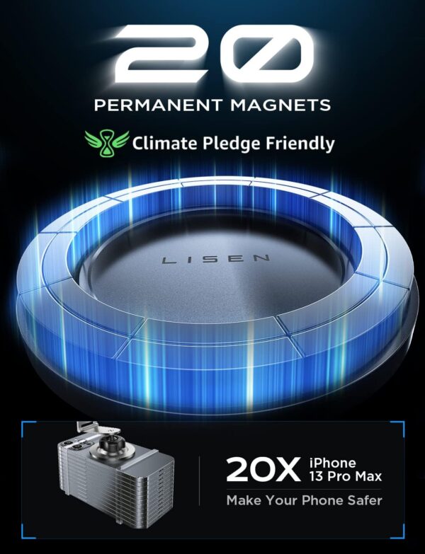 71svxtbIMLL._AC_SL1500.jpg Lisen Tesla MagSafe Phone Mount Holder