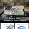 LISEN for MagSafe Car Mount [95% Increase Magnetism] Magnetic Phone Holders for Your Car,Car Accessories for Men Women Truck 360 Dashboard Vent Phone Mount for Garmin GPS Fit iPhone 16 15 14 13 12