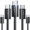 Lisen USB C to C Cable [60W, 5-Pack]