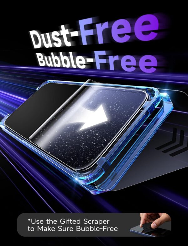 71yfV3MaDYL._AC_SL1500.jpg LISEN 2 Pack for iPhone 17 Pro Max/iPhone 16 Pro Max Screen Protector