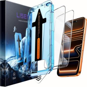 LISEN 2 Pack for iPhone 17 Pro Max/iPhone 16 Pro Max Screen Protector